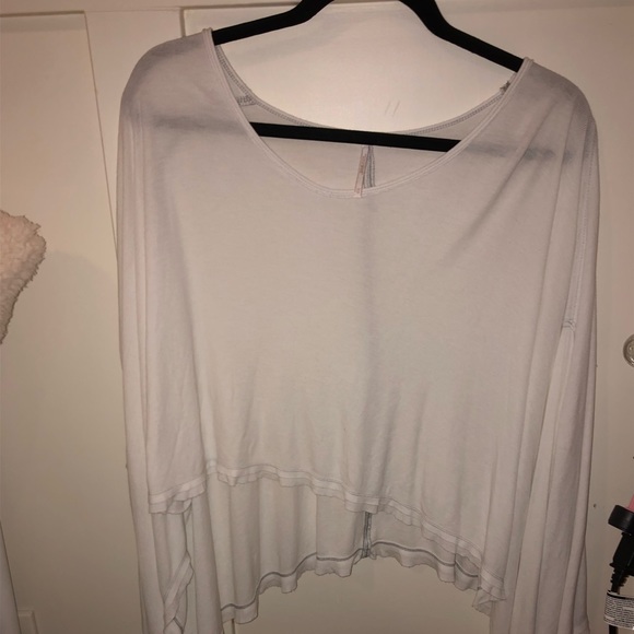 Free People White Long Sleeves Shirt - Picture 1 of 3